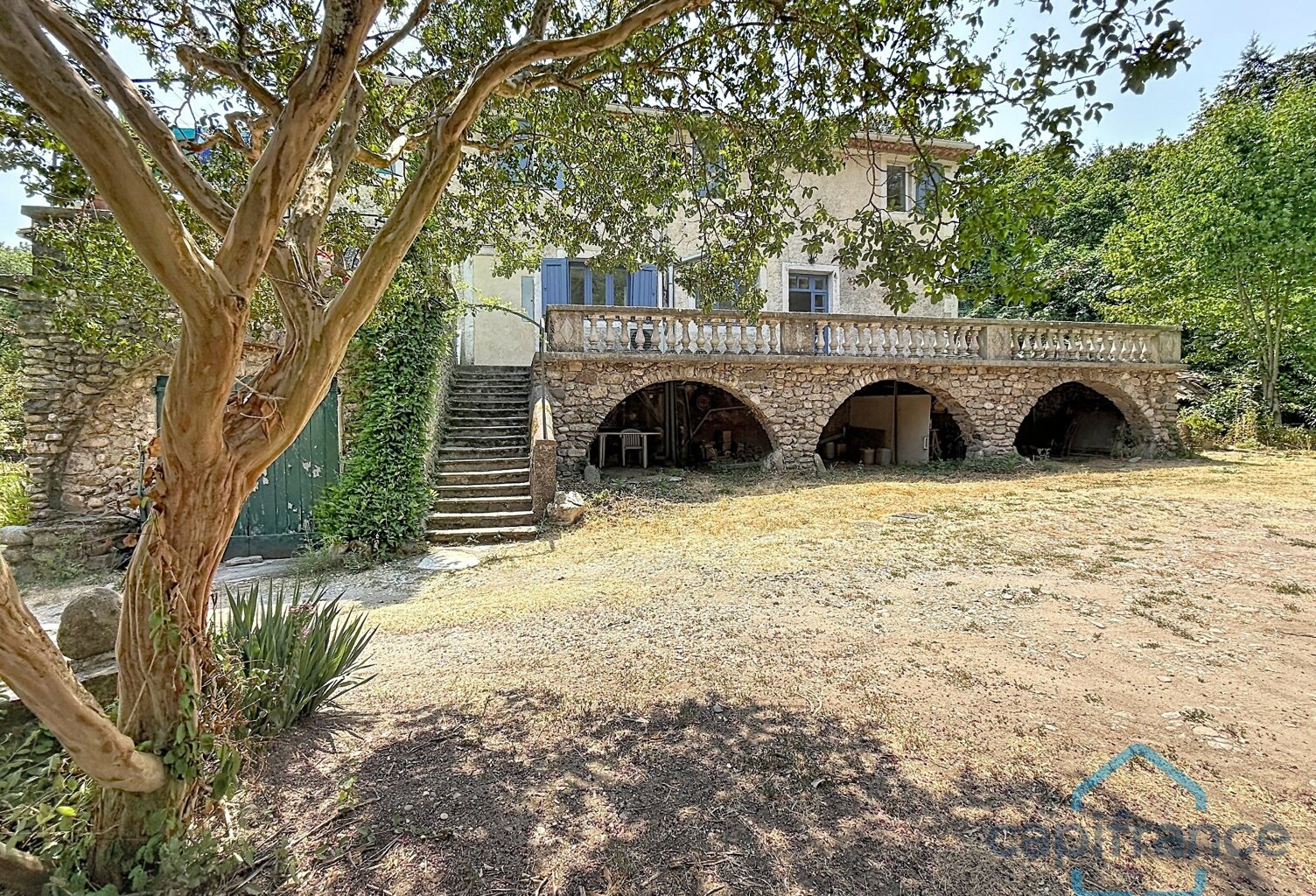 Maison à vendre avec 1 T4 de 80 m2 + 2 T2 de 36 m2 SAINT JEAN DU GARD (30)terrain environ 10719 m2 — photo 1