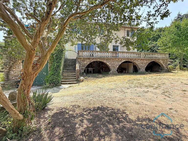 Maison à vendre avec 1 T4 de 80 m2 + 2 T2 de 36 m2 SAINT JEAN DU GARD (30)terrain environ 10719 m2 — photo 1
