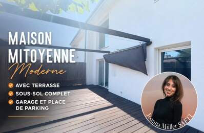 Maison mitoyenne de 125 m2 moderne avec grande terrasse, garage et place de parking — photo du bien