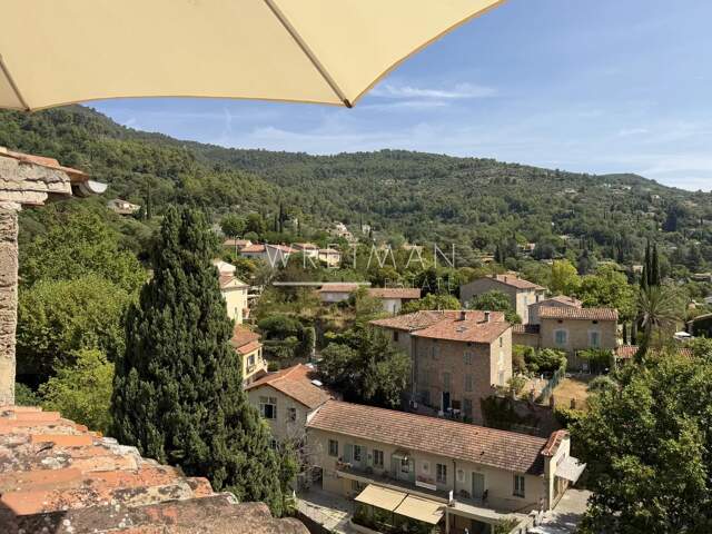 Maison de village avec terrasse et vue panoramique - SEILLANS — photo du bien