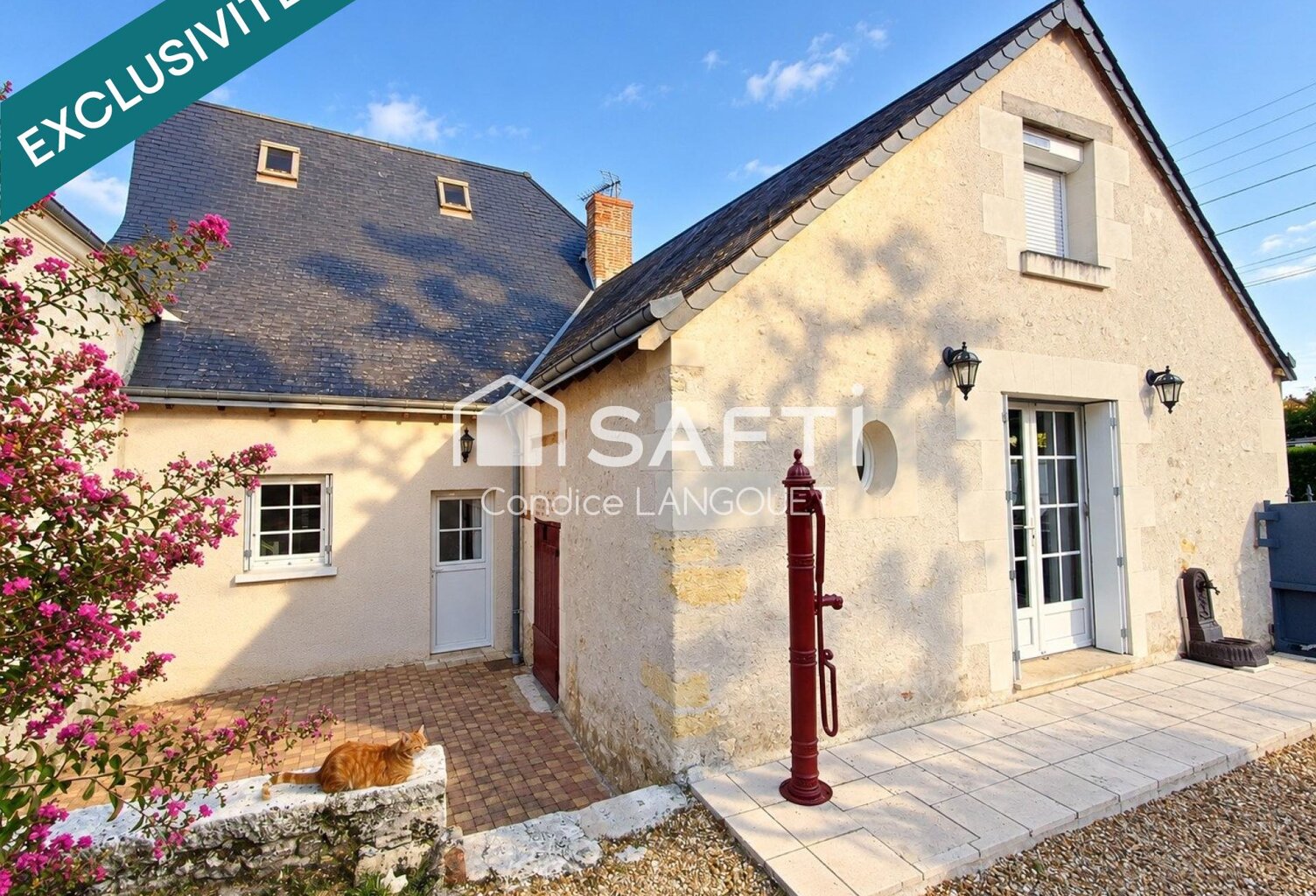 Maison de Charme en centre ville de Bléré — photo 1