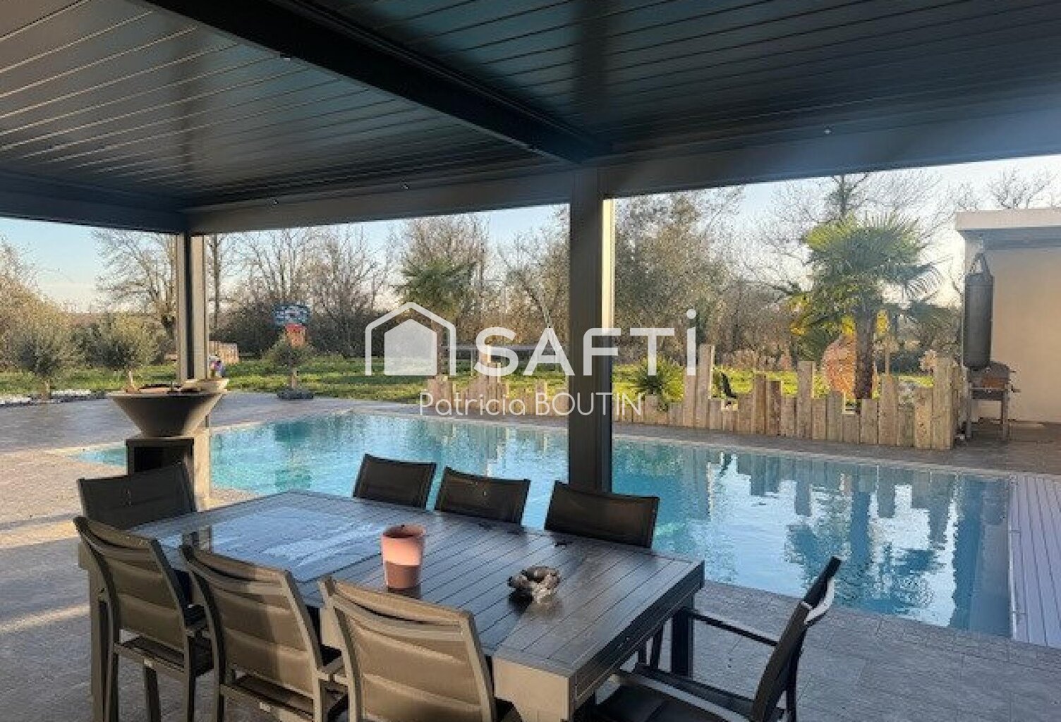 MAISON CONTEMPORAINE 6 CHAMBRES + PISCINE + GARAGE — photo 1