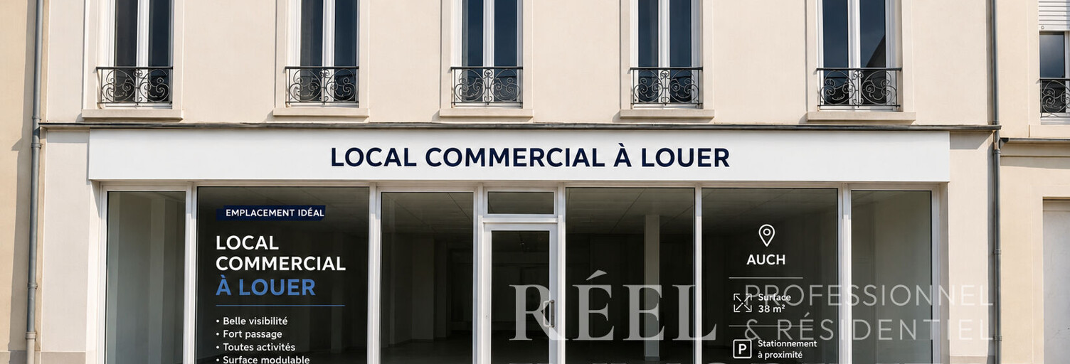 Commerce 1 Pièce 38 m² à louer à Auch (32000)