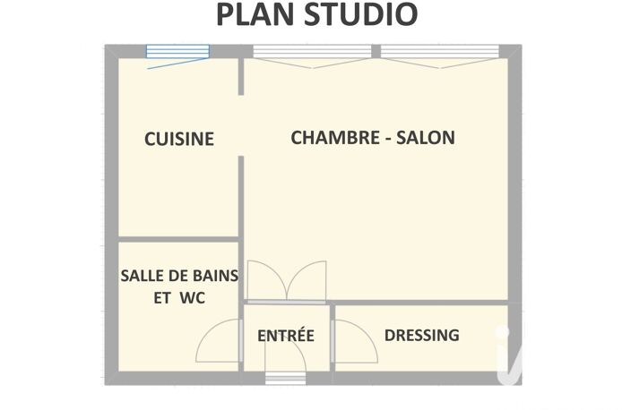 Vente Studio 1 pièce — photo 2
