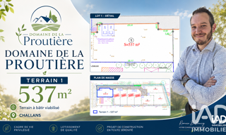 Terrain  537 m² à vendre à Challans (85300)