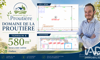 Terrain  580 m² à vendre à Challans (85300)