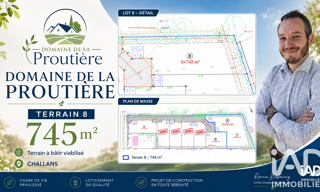 Terrain  745 m² à vendre à Challans (85300)