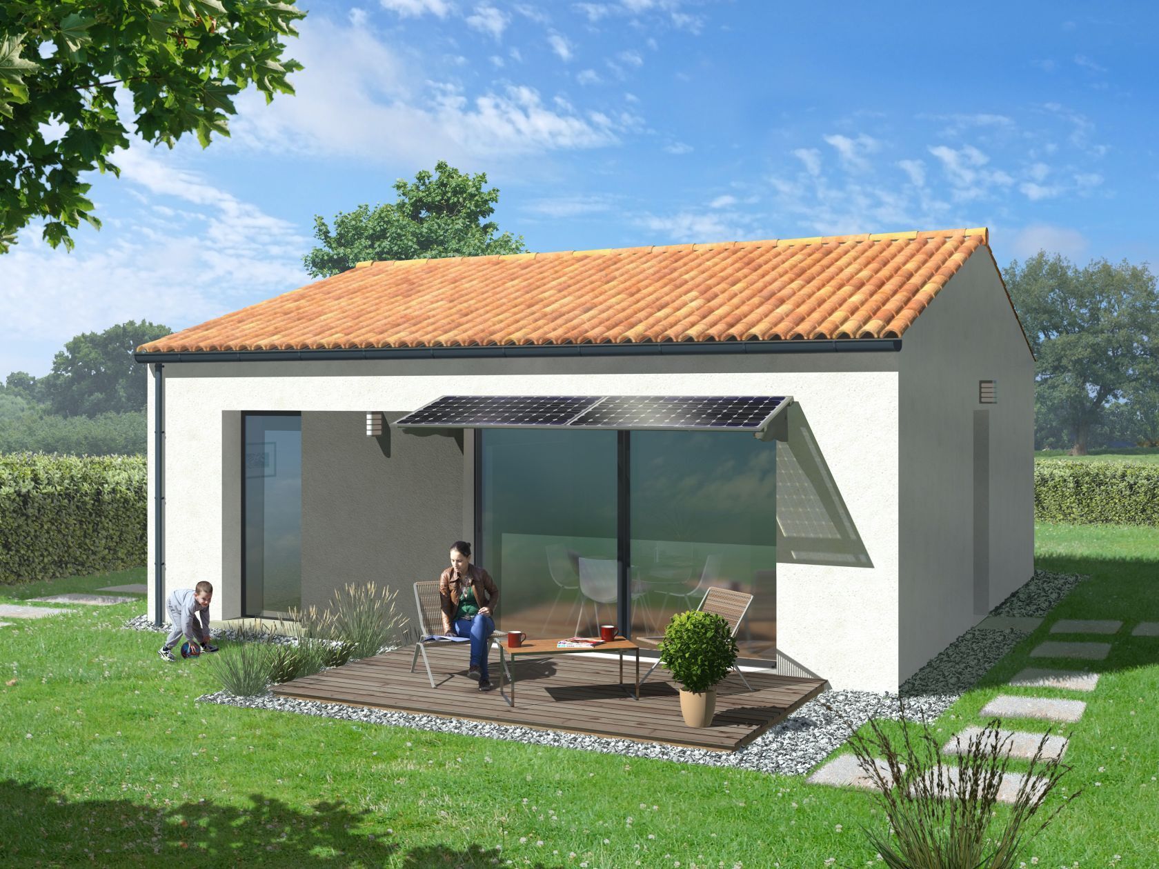 Projet de construction d'une maison 49.47 m² avec terrain à VOLVIC (63)