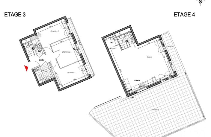 Vente appartement 4 pièces 73 m² Thiais (94320) — photo 2