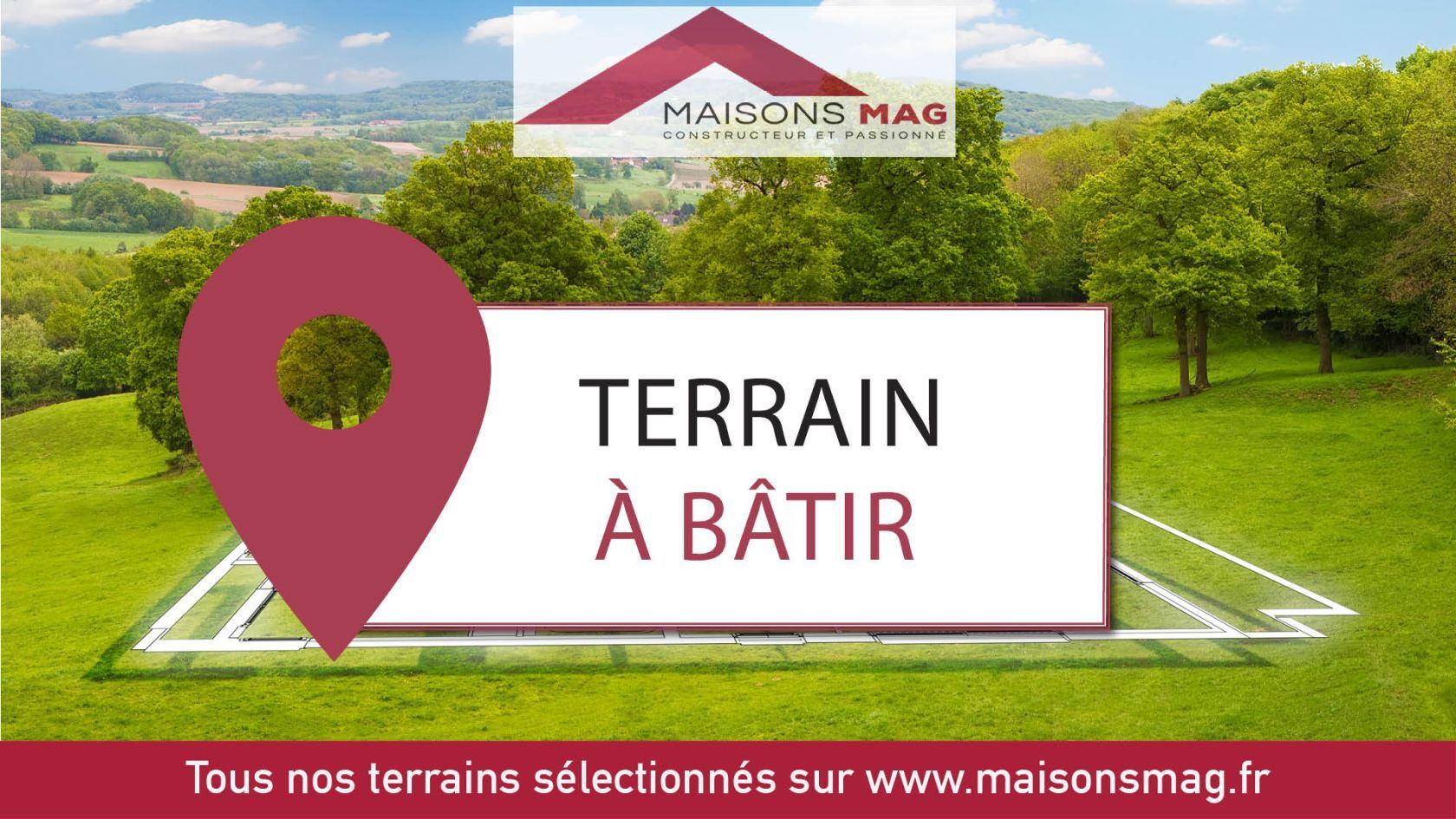 Terrain à bâtir de 1000 m² à ESPINASSE-VOZELLE (03)