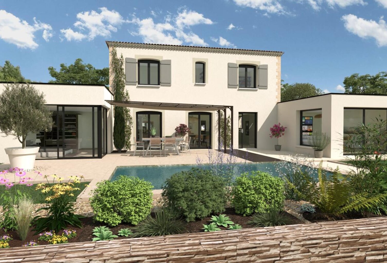 À vendre : Saint-Péray (07130) – Élégante Bastide contemporaine, 4 chambres et terrain de 1 000 m² — photo 1