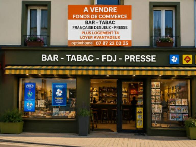 Fonds de commerce Bar – Tabac – Française des Jeux – Presse – Emplacement n°1 – Redon (35) — photo 1