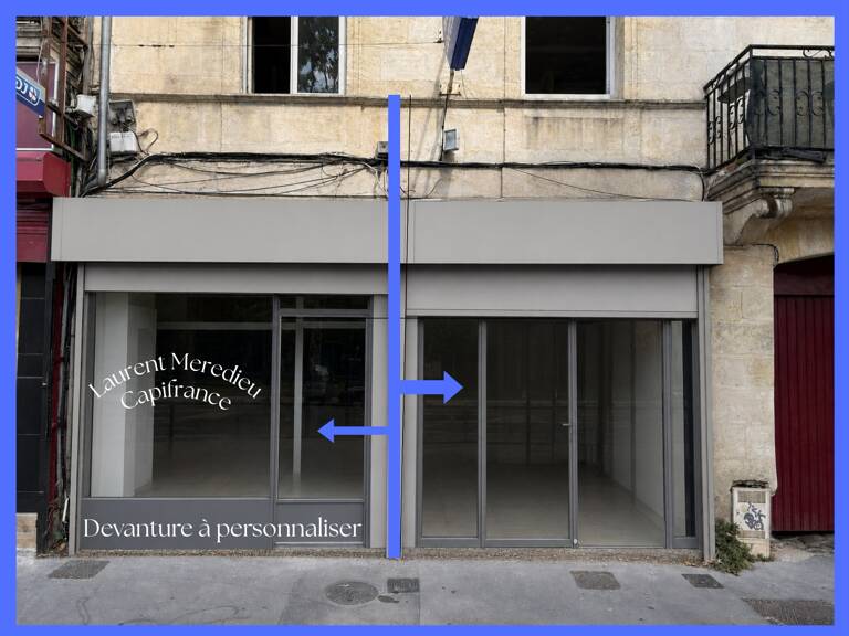 À LOUER – LOCAL COMMERCIAL – EMPLACEMENT N°1 – PLACE STALINGRAD, BORDEAUX — photo 1