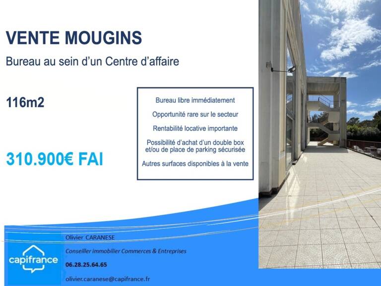 Grand Bureau 116m2 à vendre MOUGINS (06) - libre de suite — photo 1