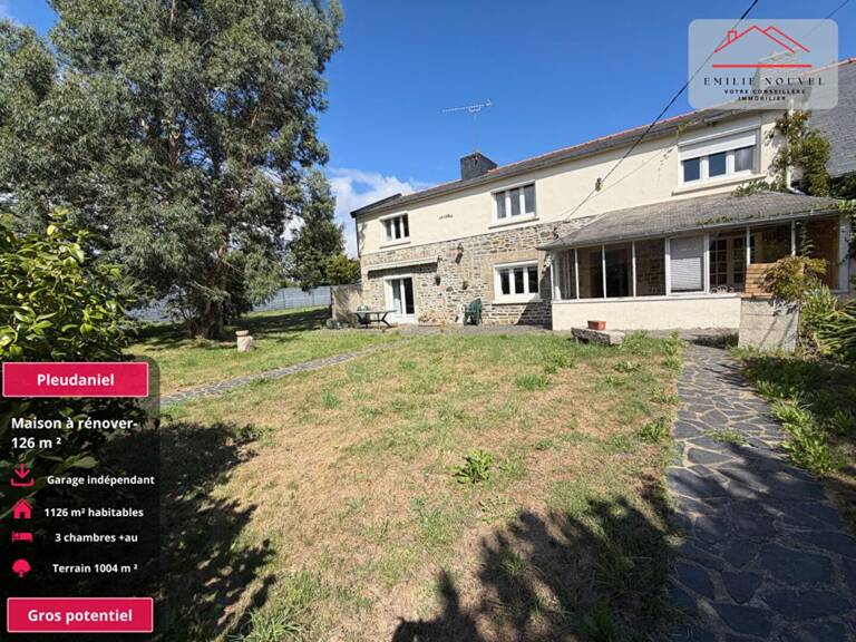 Maison 126 m² à rénover avec terrain et garage — photo 1