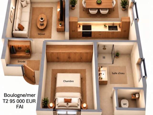 Propriétés-privées.com  Côte d'Opale vous propose : — photo du bien