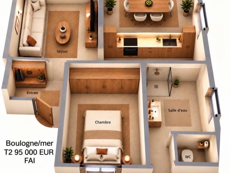 Propriétés-privées.com  Côte d'Opale vous propose : — photo 1