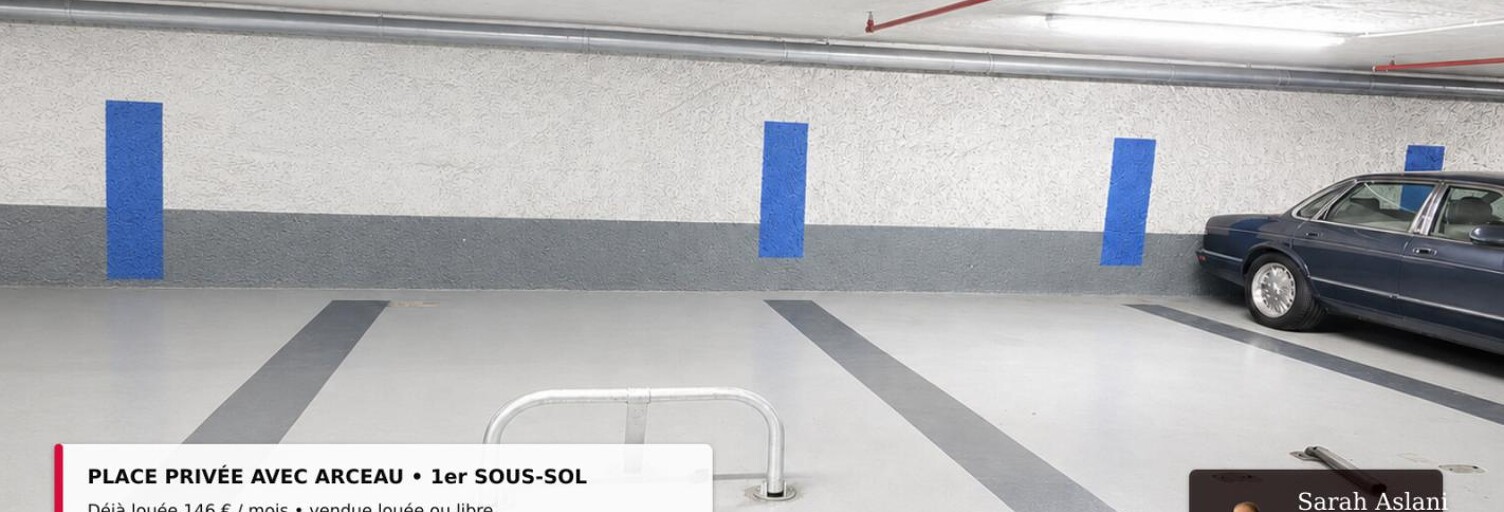 Garage  12 m² à vendre à Paris 12 (75012)
