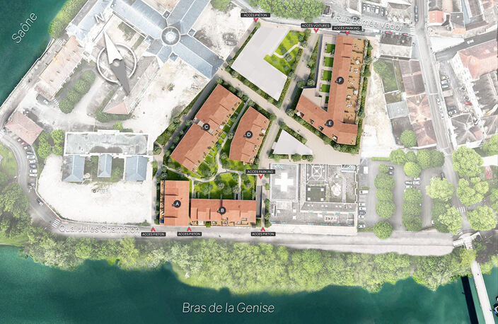 appartement 3 pièces 64m²  avec terrasse sur ile saint Laurent  Rive de Genise 2 — photo 4