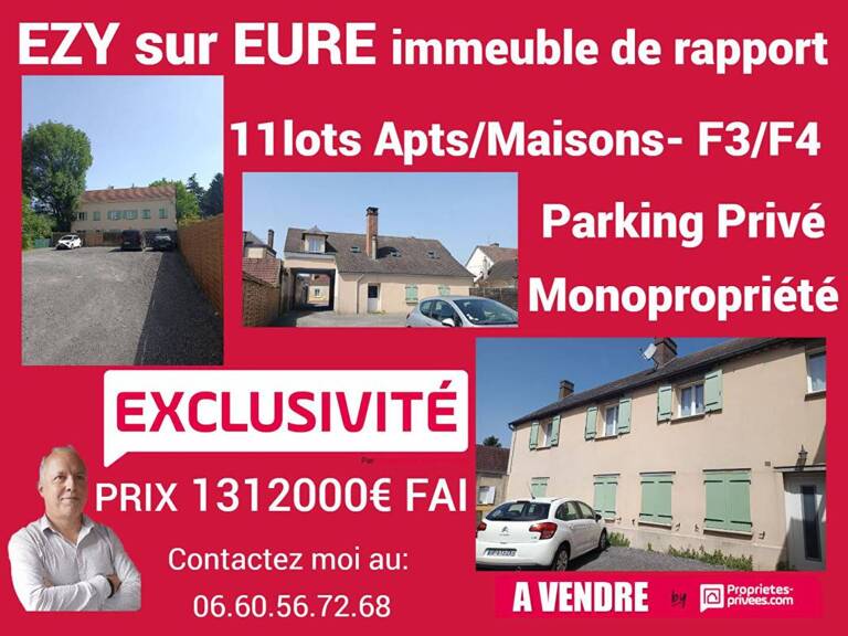 Immeuble rapport Ezy Sur Eure 11 logements 830 m2 — photo 1
