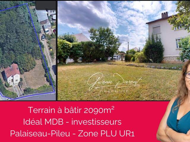 Terrain zone UR1 Palaiseau de 2090m² - gros potentiel — photo du bien