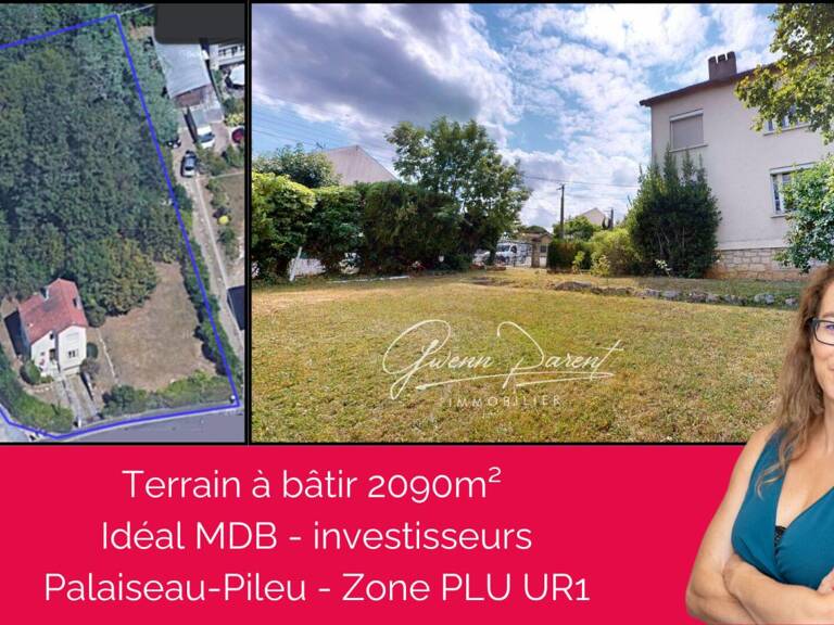 Terrain zone UR1 Palaiseau de 2090m² - gros potentiel — photo 1