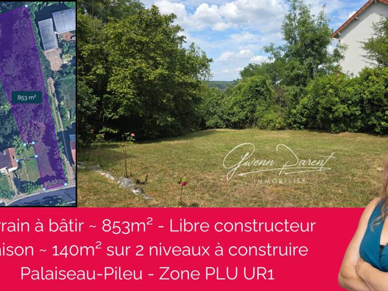 Terrain Palaiseau 853m² - possibilité création maison 140m² environ — photo 1