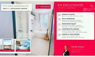 Appartement 1 Pièce 8 m² à vendre à Paris 11 (75011)