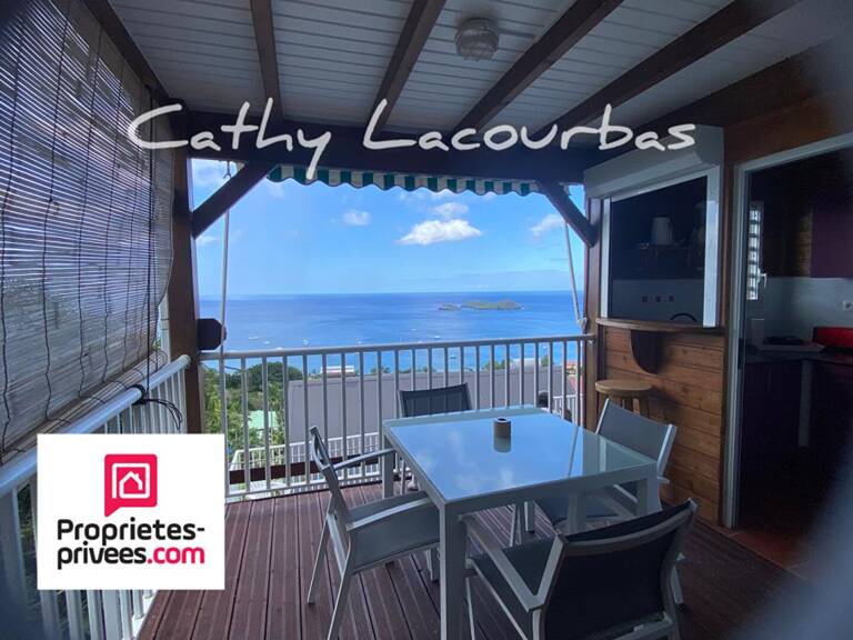 Superbe Appartement T3 Duplex, vue exceptionnelle mer, piscine - Bouillante — photo 1