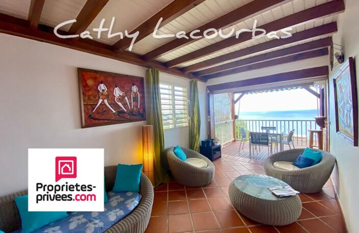 Superbe Appartement T3 Duplex, vue exceptionnelle mer, piscine - Bouillante — photo 2