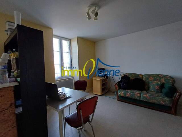 Studio Meublé Lussac Les Chateaux 1 pièce(s) 24.73 m2 — photo du bien