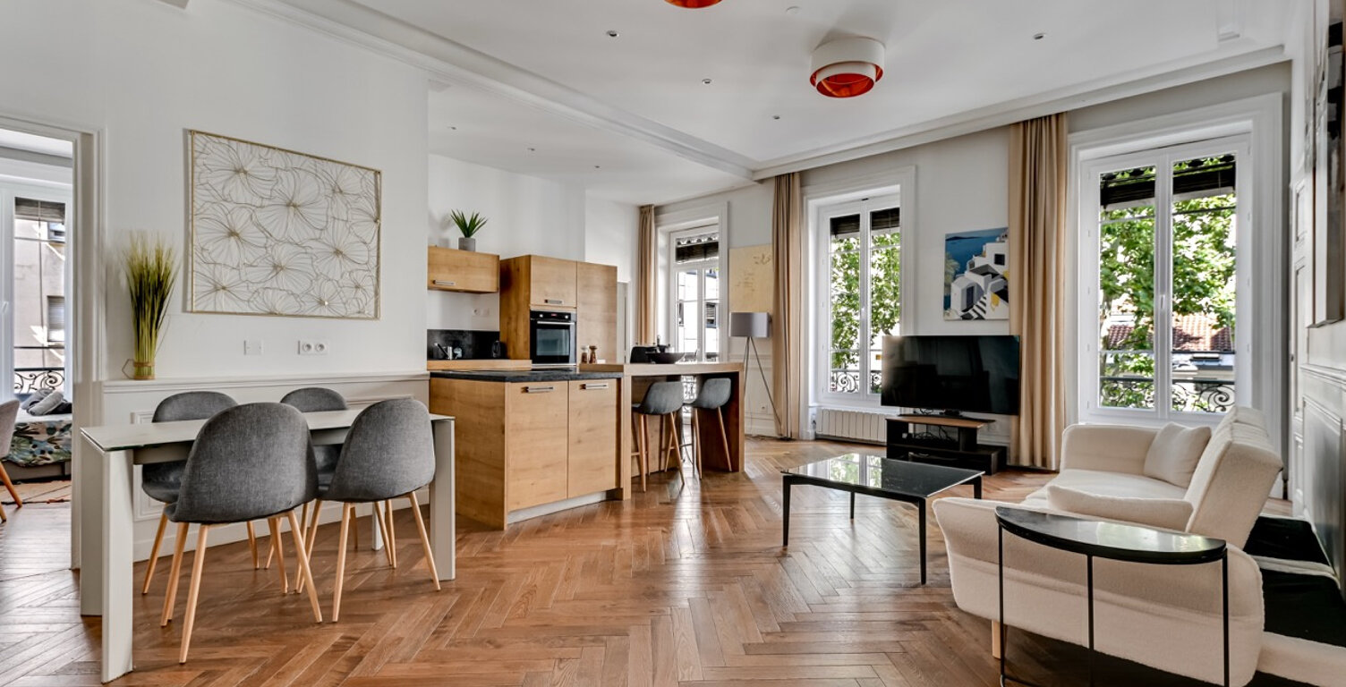 TÊTE D'OR / MASSÉNA  Appartement avec 3 chambres et un balc — photo 1
