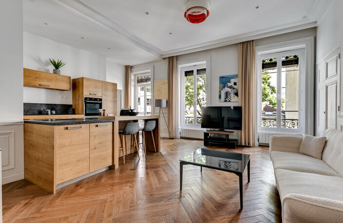 TÊTE D'OR / MASSÉNA  Appartement avec 3 chambres et un balc — photo 4