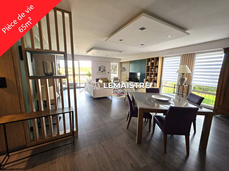 Appartement  a vendre - 4 pièces 127.14m² - terrasse - garage - ascenseur - Résidence de standing à Sainte-Adresse — photo 1