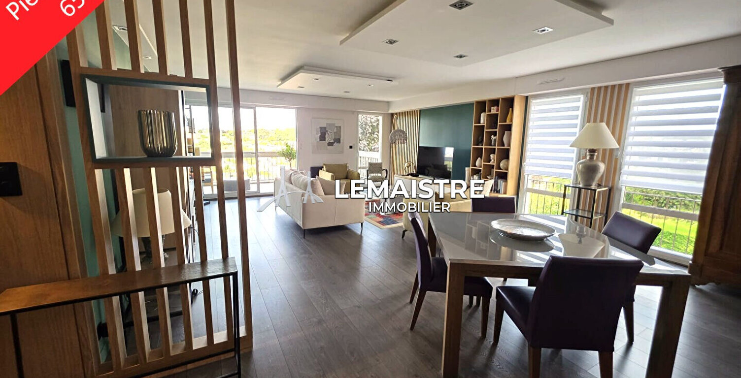 Appartement  a vendre - 4 pièces 127.14m² - terrasse - garage - ascenseur - Résidence de standing à Sainte-Adresse — photo 1