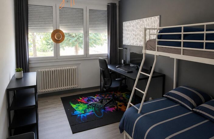 Appartement de type F4 situé à Saint-Etienne proche du HPL . Actuellement en location dans une copropriété sécurisé. — photo 3