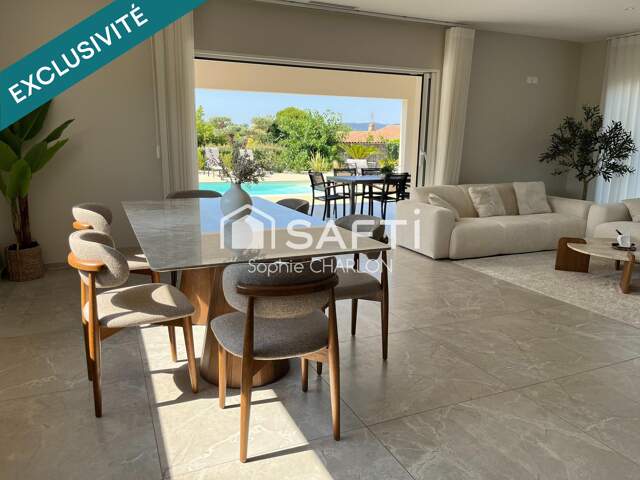 Maison contemporaine 2025 avec piscine, Cliousclat, Drôme provençale — photo du bien