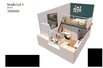 Appartement 2 pièces 95000 €