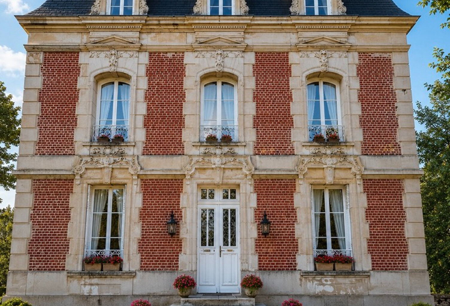 Magnifique maison bourgeoise du 19 ème siècle sur son parc arboré — photo 1
