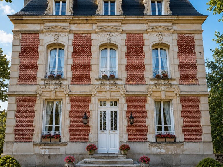 Magnifique maison bourgeoise du 19 ème siècle sur son parc arboré — photo 1