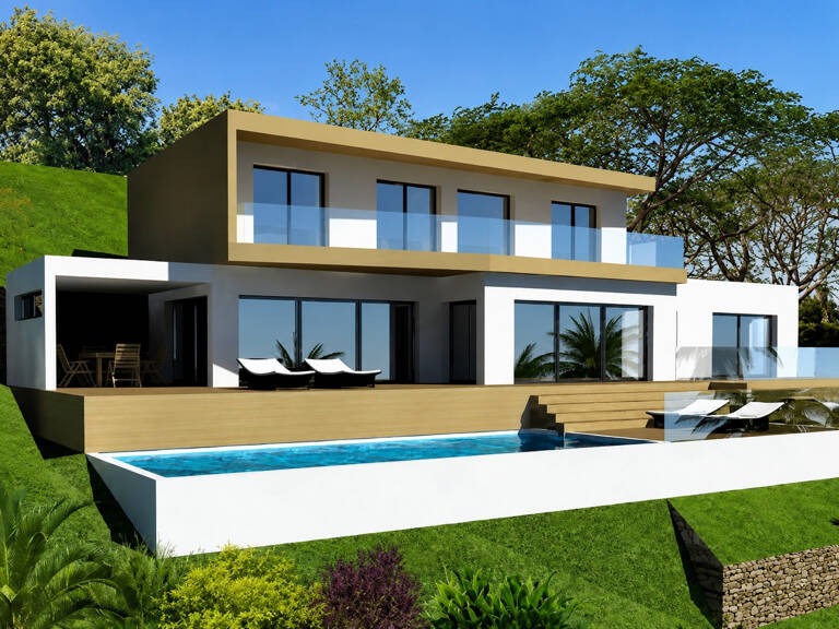 VILLA CONTEMPORAINE D'EXCEPTION 6 pièces   VUE MER PANORAMIQUE 180o — photo 1