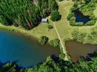 Propriété de 4,8 hectares avec 3 étangs et petite construction — photo 3