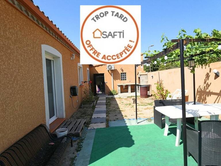 Villa plain pied 90m² 3 chambres sur terrain de 350m² piscinable avec grand garage — photo 1
