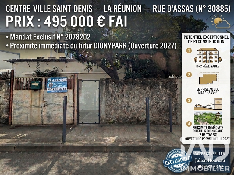 Vente Terrain à bâtir 333 m&sup2; — photo 1