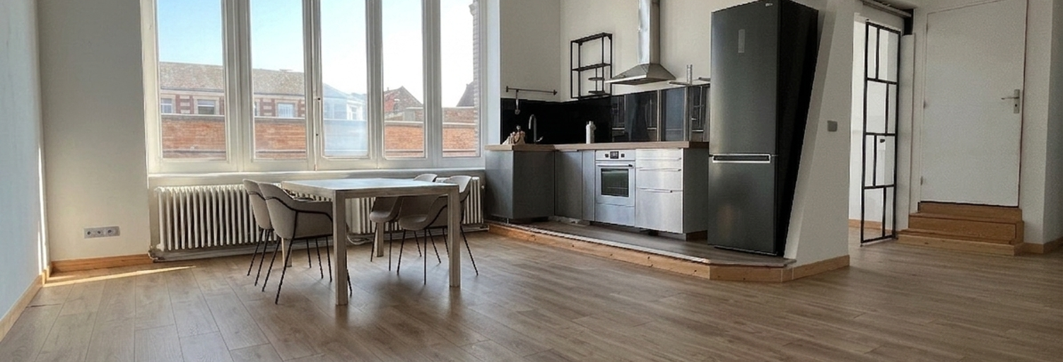 Appartement 2 Pièces 58 m² à vendre à Roubaix (59100)