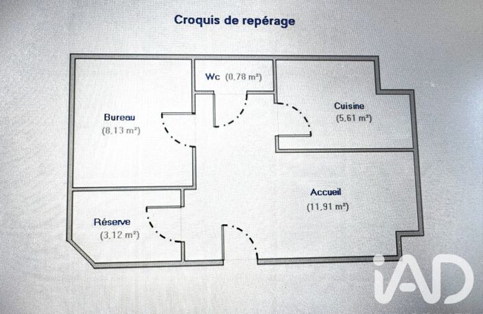 Vente Boutique/Local commercial 30 m&sup2; — photo 2