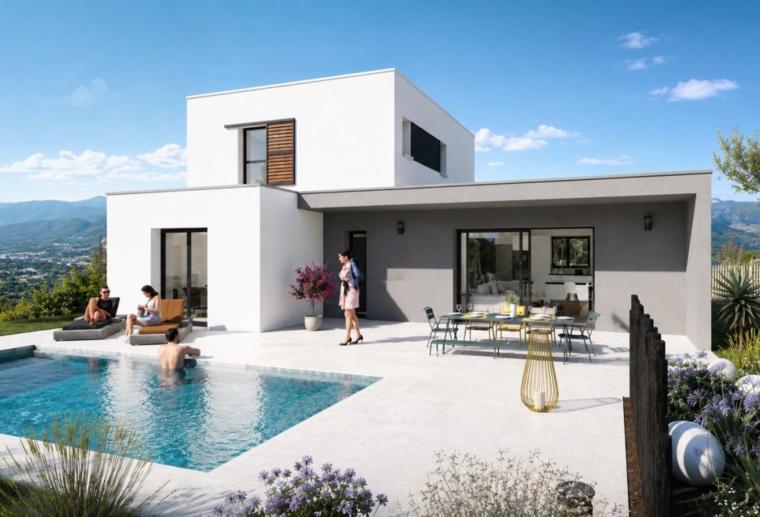 À vendre – Maison contemporaine 108 m² - 3 chambres - Vue exceptionnelle à Saint-Péray (Ardèche) — photo 1