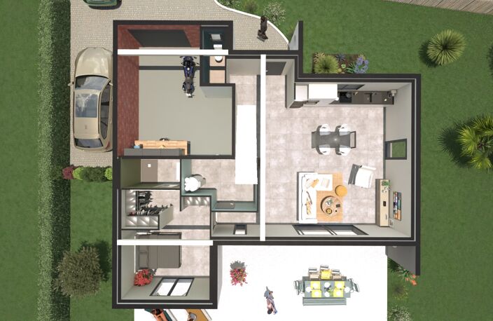 À vendre – Maison contemporaine 108 m² - 3 chambres - Vue exceptionnelle à Saint-Péray (Ardèche) — photo 3