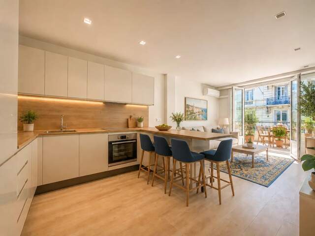 Calme et lumineux 3 pièces 62m2 rénové avec 2 grandes terrasses — photo du bien
