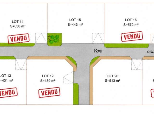 Terrain à vendre de 559,00 m² FLEURE (86) — photo du bien